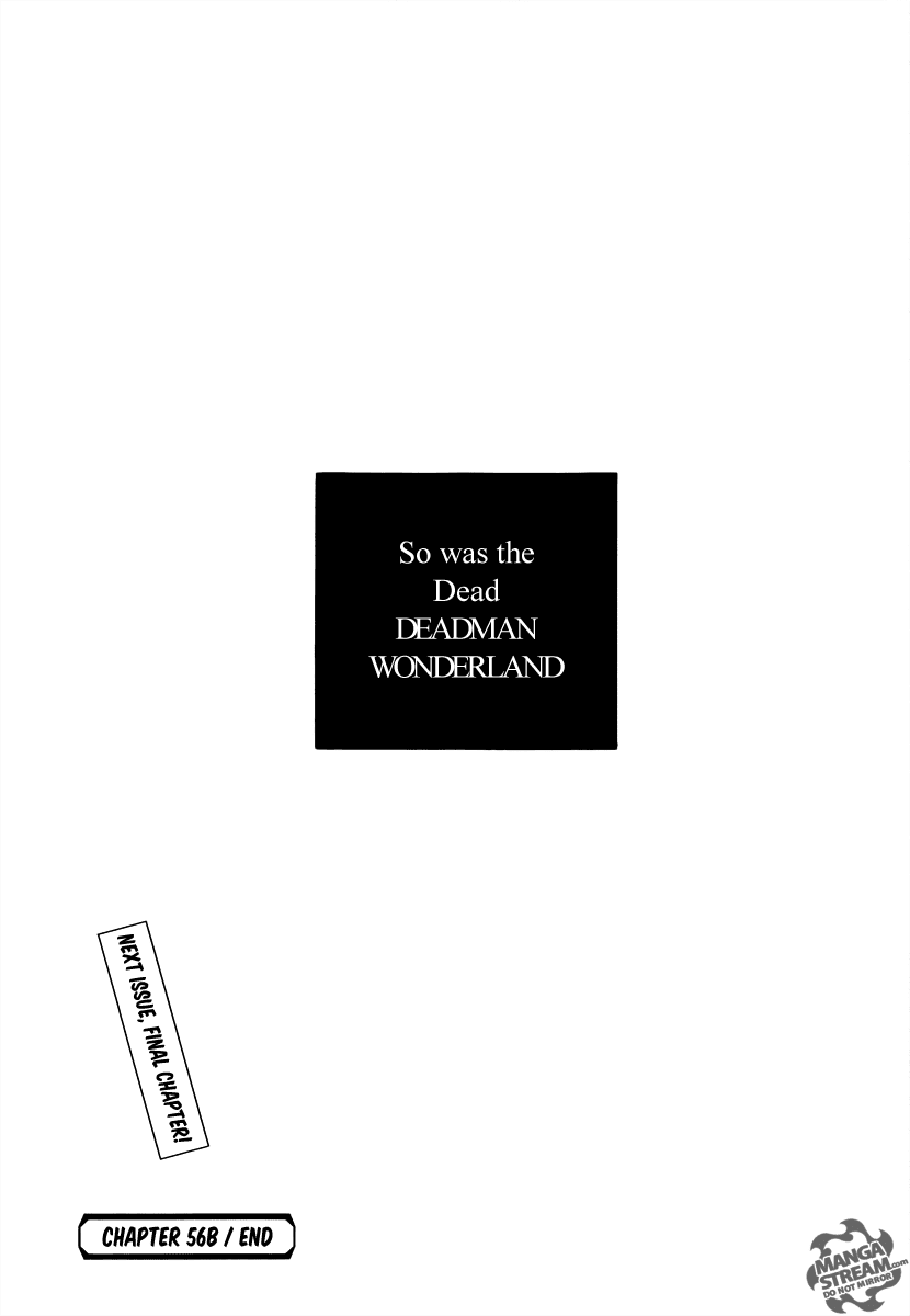 Deadman Wonderland Chapter 56.2 page 17 - Chapter 56.2: LAST DANCE - Part b