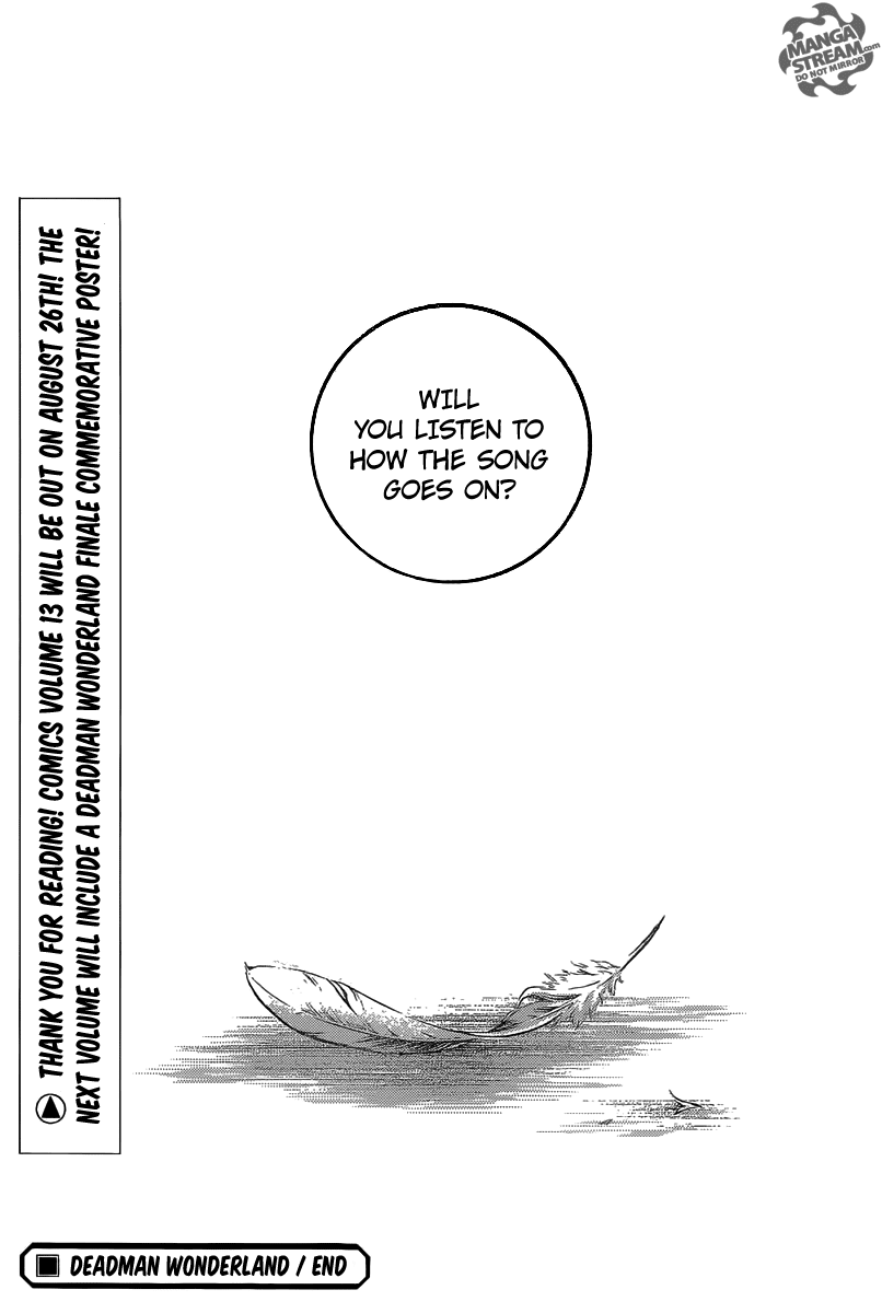 Deadman Wonderland Chapter 57 page 33 - Chapter 57: But parade will go on [END]