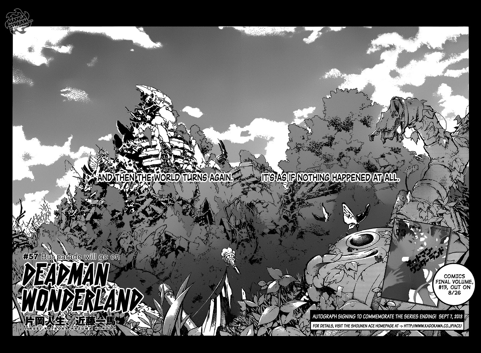 Deadman Wonderland Chapter 57 page 6 - Chapter 57: But parade will go on [END]