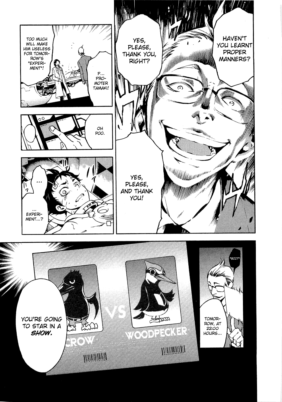 Deadman Wonderland Chapter 6 page 38 - Chapter 6: Crow Craw