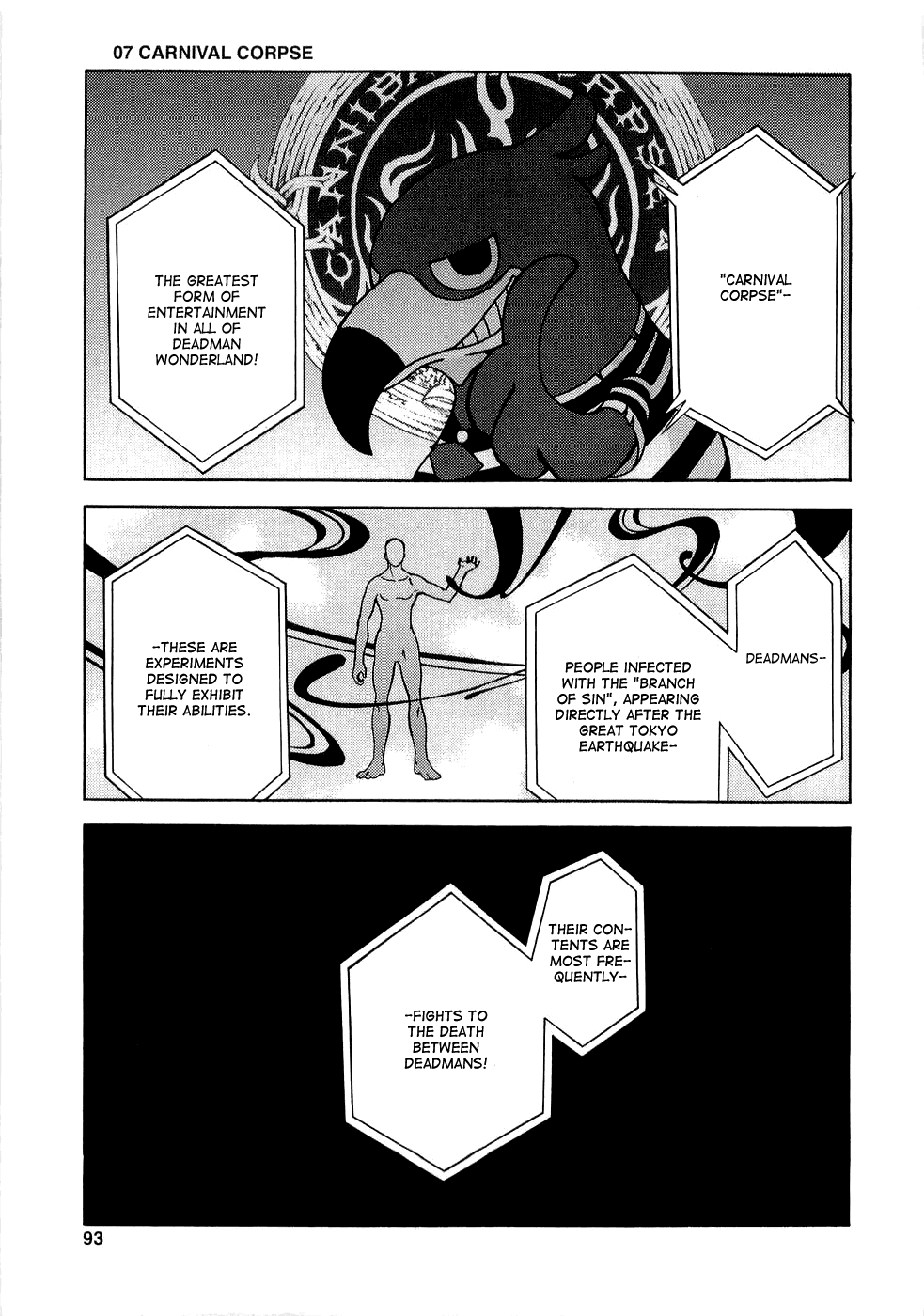 Deadman Wonderland Chapter 7 page 2 - Chapter 7: CARNIVAL CORPSE