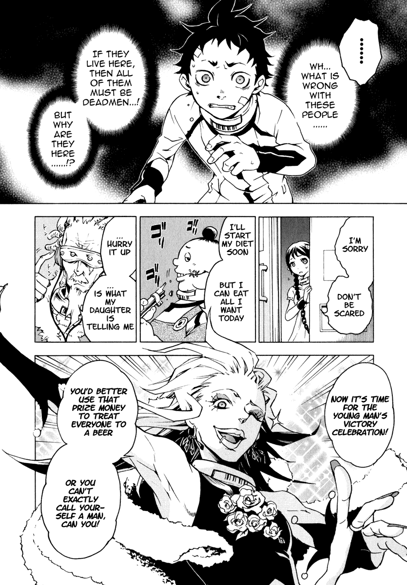 Deadman Wonderland Chapter 8 page 17 - Chapter 8: Bloodthirsty Majesty