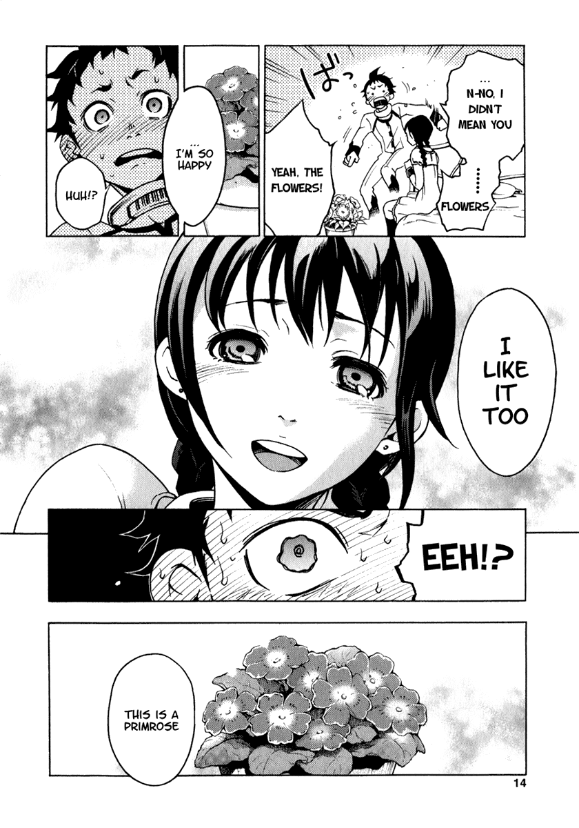 Deadman Wonderland Chapter 9 page 13 - Chapter 9: Liar Flower