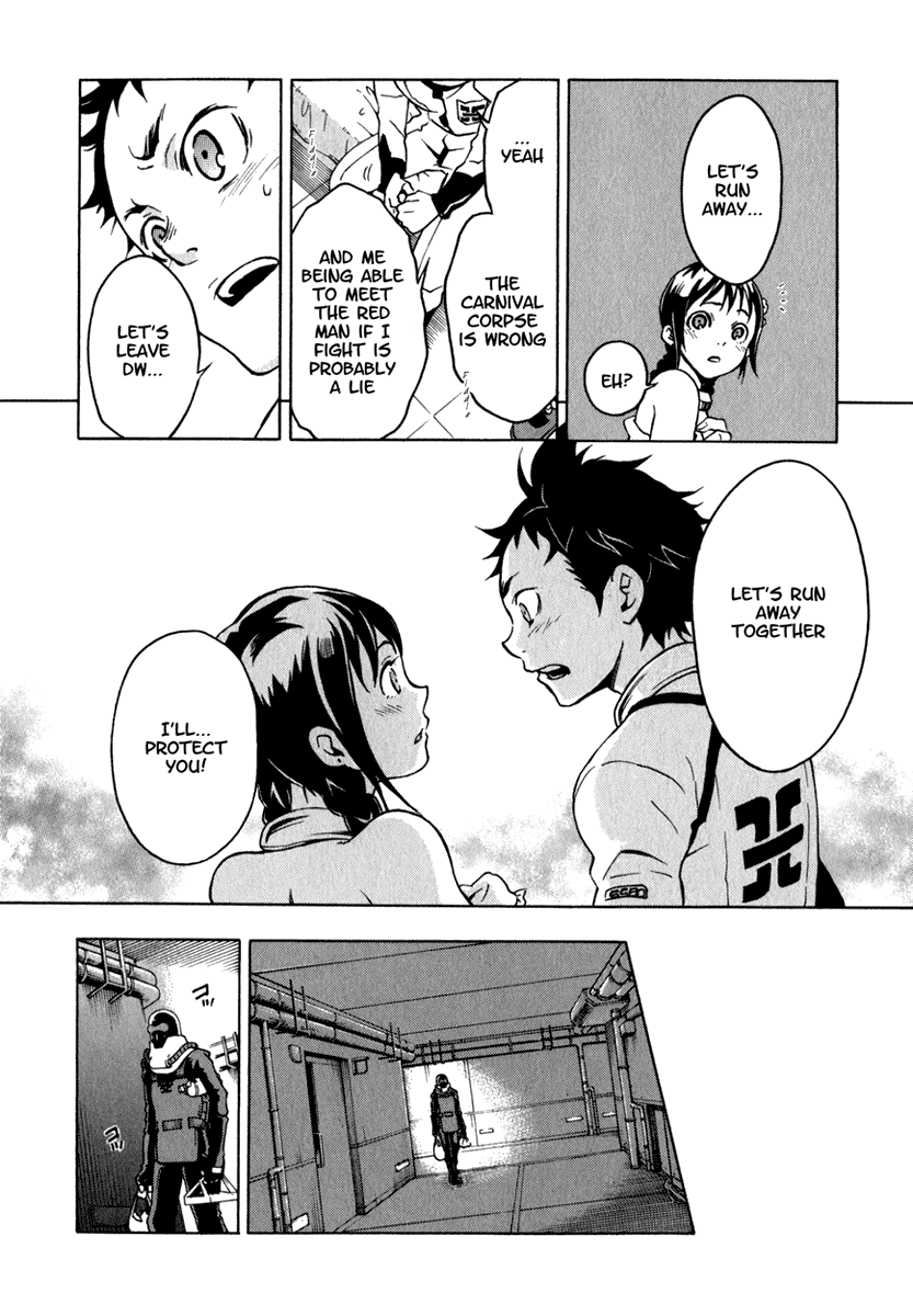Deadman Wonderland Chapter 9 page 23 - Chapter 9: Liar Flower