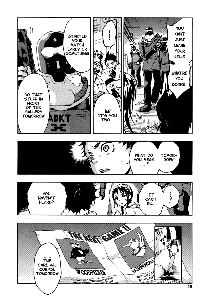 Deadman Wonderland Chapter 9 page 27 - Chapter 9: Liar Flower