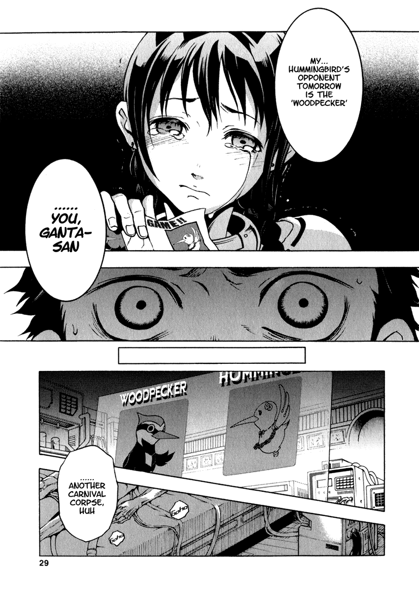 Deadman Wonderland Chapter 9 page 28 - Chapter 9: Liar Flower