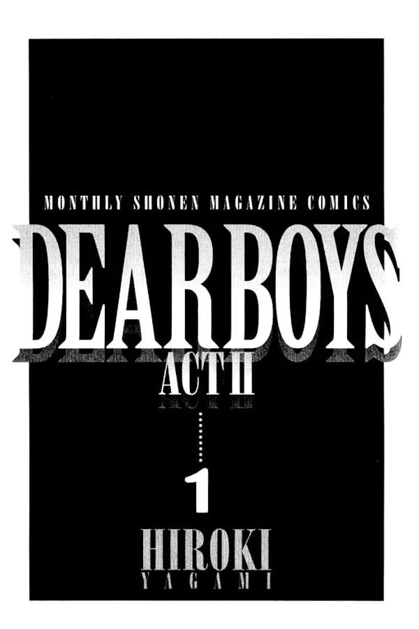 Dear Boys Act II Chapter 1.1 page 1 - Chapter 1.1: Newcomers