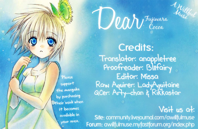 Dear (Fujiwara Cocoa) Chapter 22 page 29 - Chapter 22
