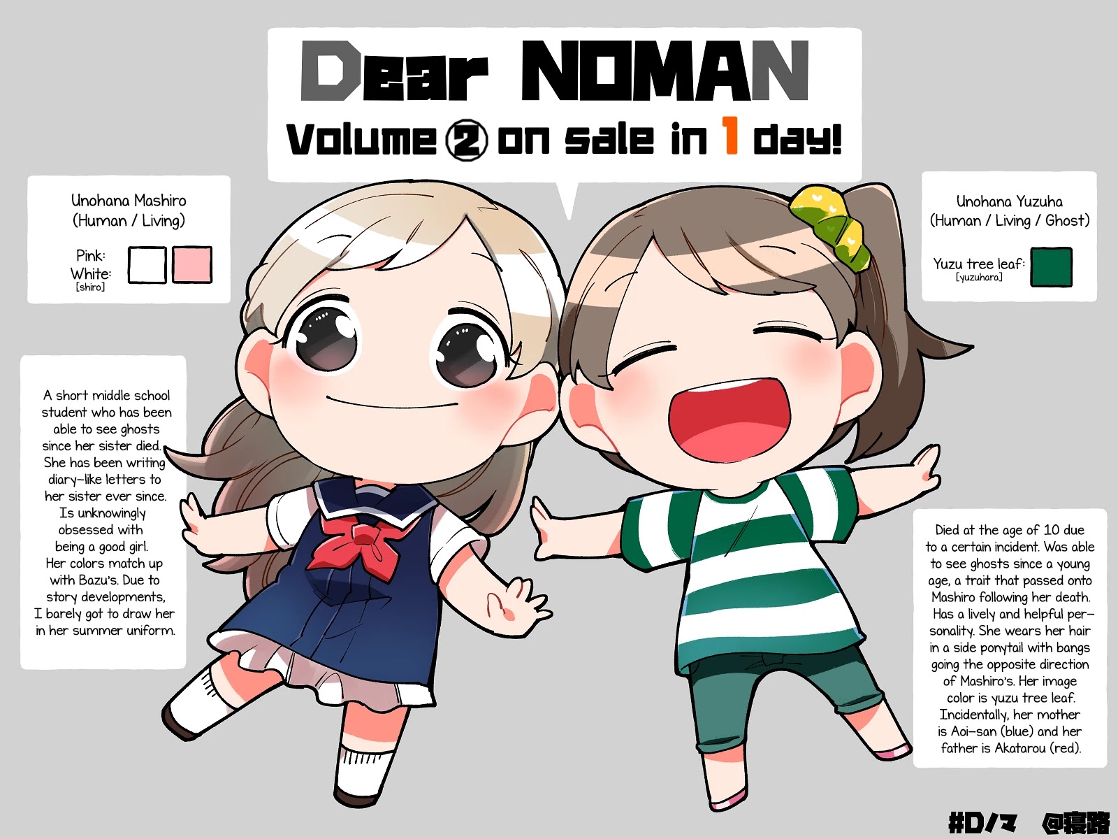 Dear NOMAN Chapter 13.5 page 11 - Chapter 13.5: Extra: D-Noma x BocchiMou Manga / Character Profiles