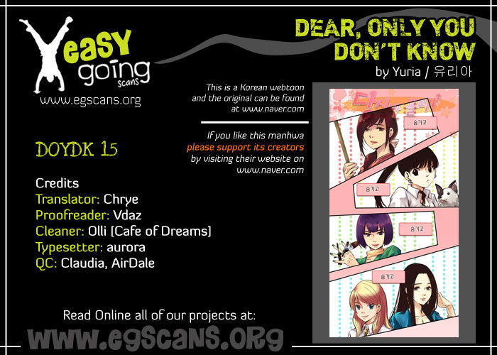 Dear, Only You Don't Know! Chapter 15 page 1 - Chapter 15