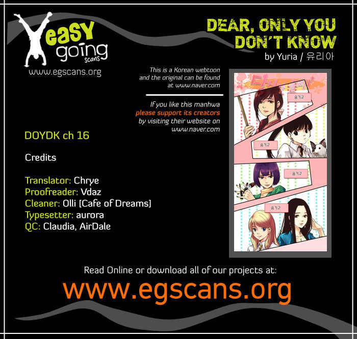 Dear, Only You Don't Know! Chapter 16 page 1 - Chapter 16