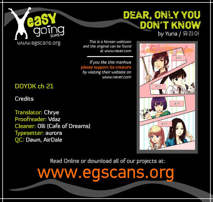 Dear, Only You Don't Know! Chapter 21 page 1 - Chapter 21