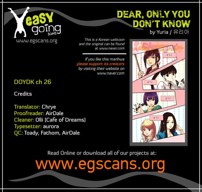 Dear, Only You Don't Know! Chapter 26 page 1 - Chapter 26