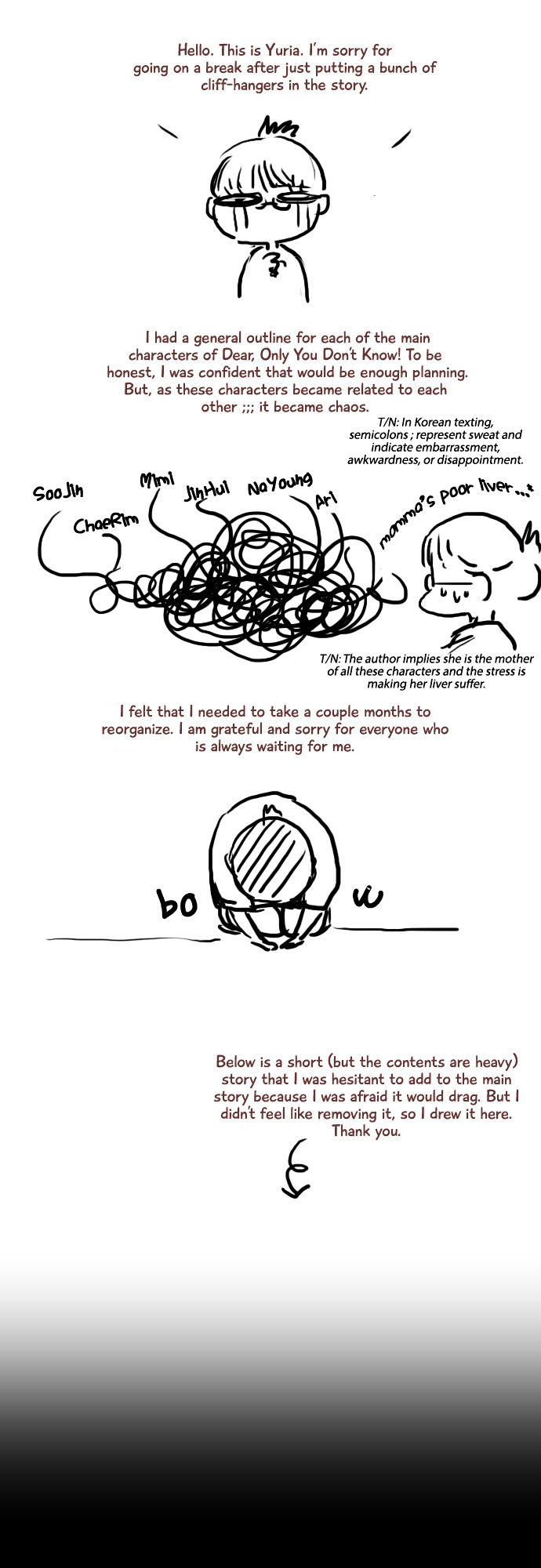 Dear, Only You Don't Know! Chapter 50.5 page 2 - Chapter 50.5
