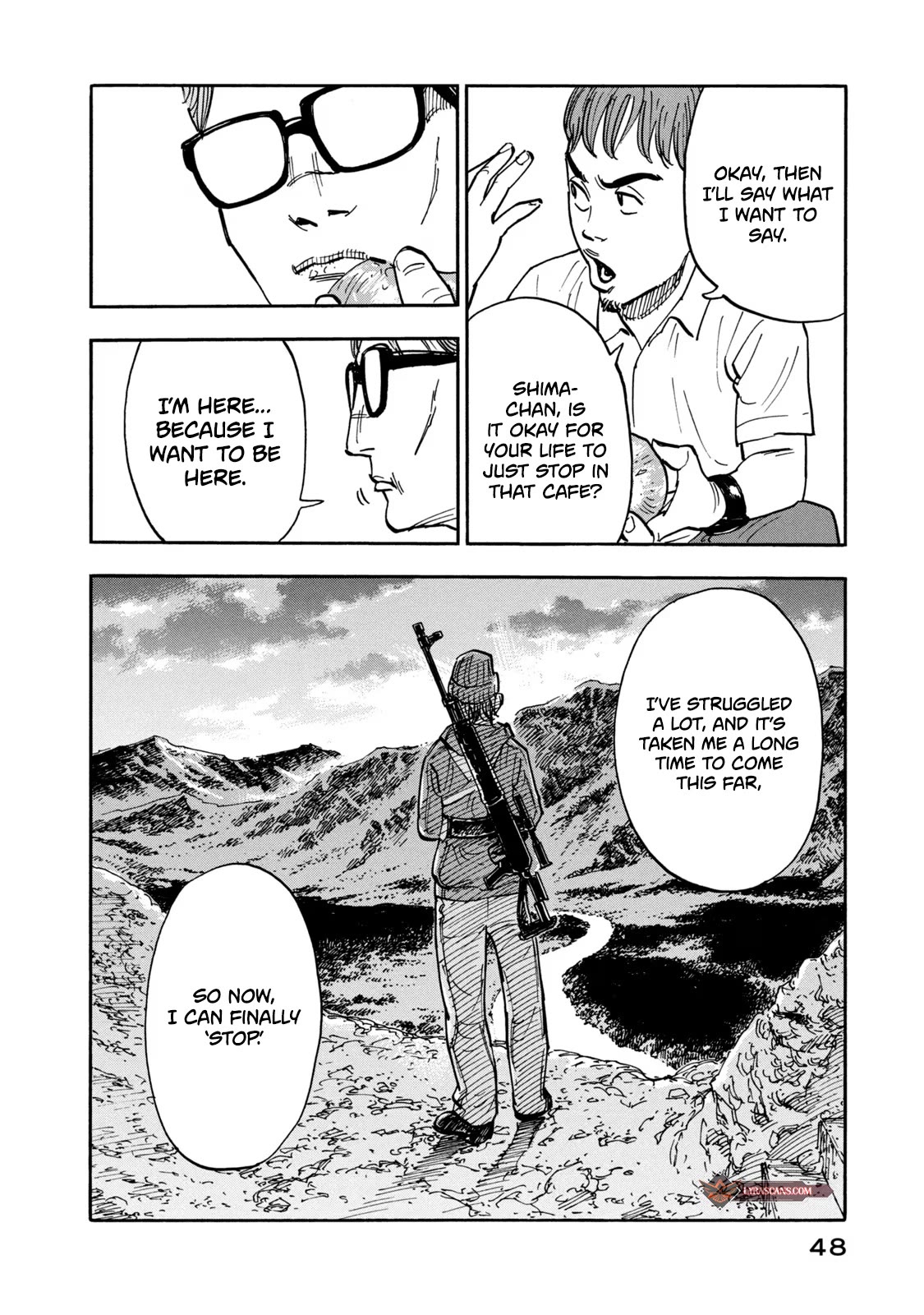 Dear Shimazaki in the Peaceful Land Chapter 11 page 9 - Chapter 11: Dear Shimazaki and Rotten Apples