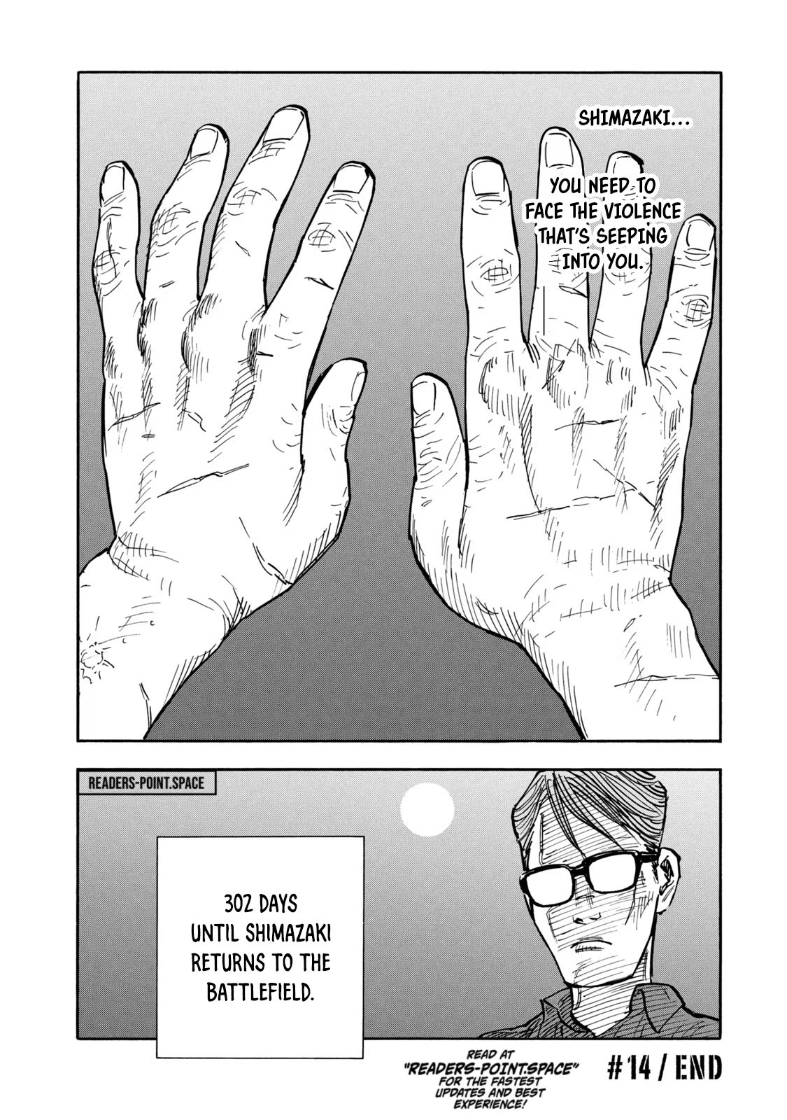 Dear Shimazaki in the Peaceful Land Chapter 14 page 20 - Chapter 14: Dear Shimazaki Whose Hands Are Scarred