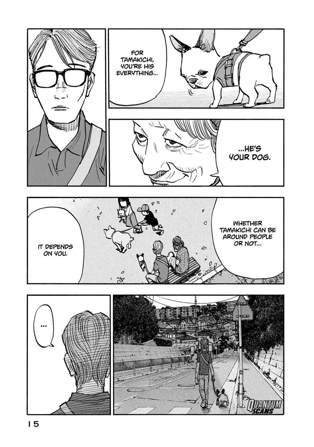 Dear Shimazaki in the Peaceful Land Chapter 19 page 18 - Chapter 19: Dear Shimazaki Accompaned By Dogs