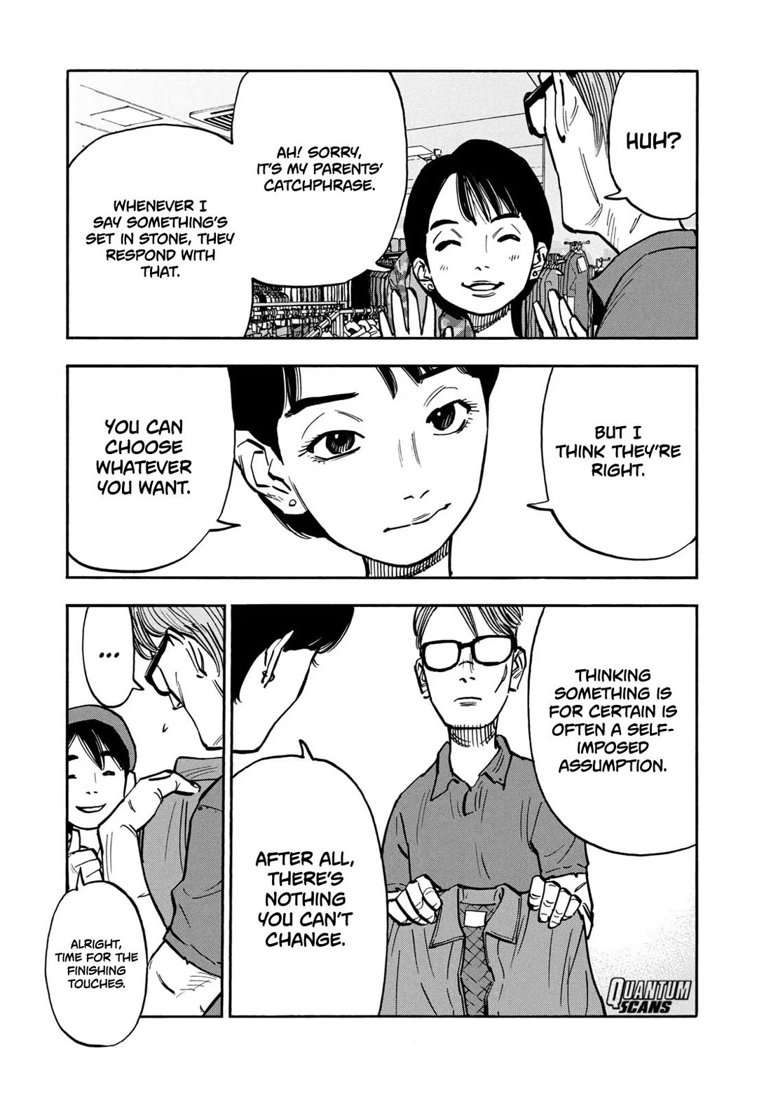 Dear Shimazaki in the Peaceful Land Chapter 21 page 14 - Chapter 21: Dear Shimazaki and the Jacket He Chose