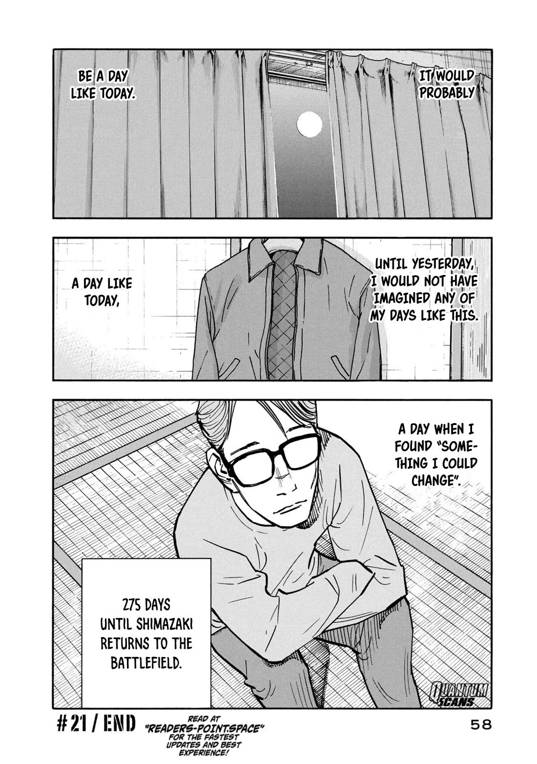 Dear Shimazaki in the Peaceful Land Chapter 21 page 19 - Chapter 21: Dear Shimazaki and the Jacket He Chose