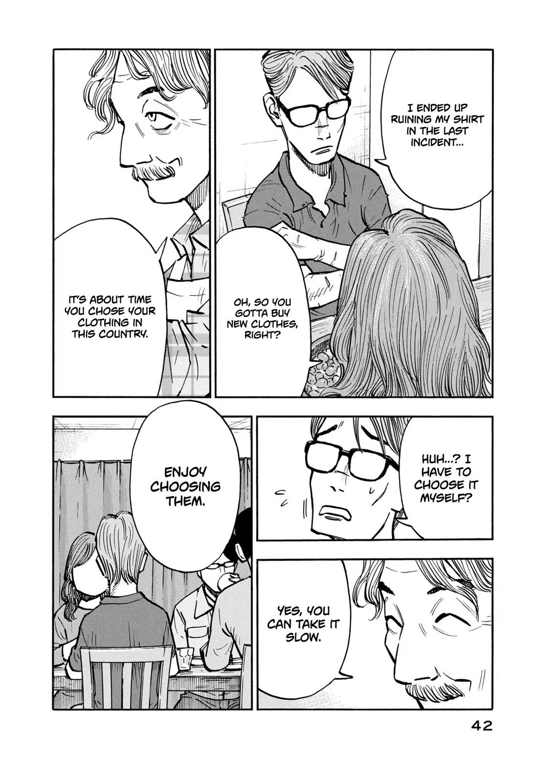 Dear Shimazaki in the Peaceful Land Chapter 21 page 3 - Chapter 21: Dear Shimazaki and the Jacket He Chose