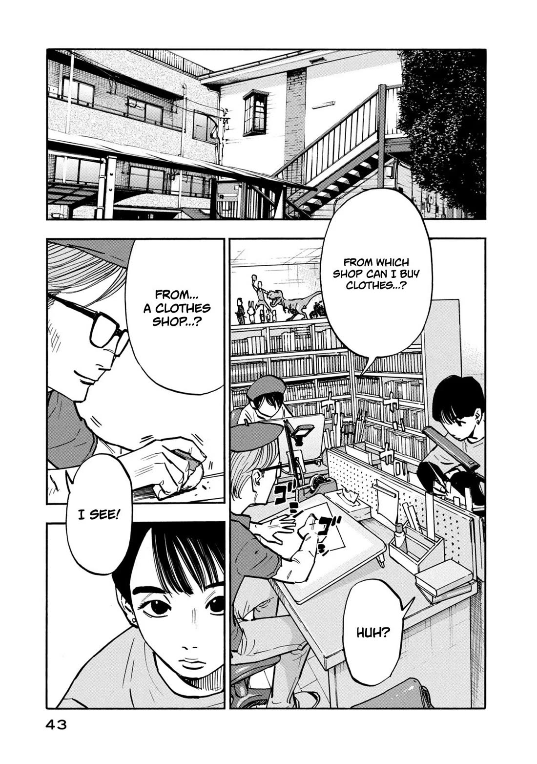 Dear Shimazaki in the Peaceful Land Chapter 21 page 4 - Chapter 21: Dear Shimazaki and the Jacket He Chose