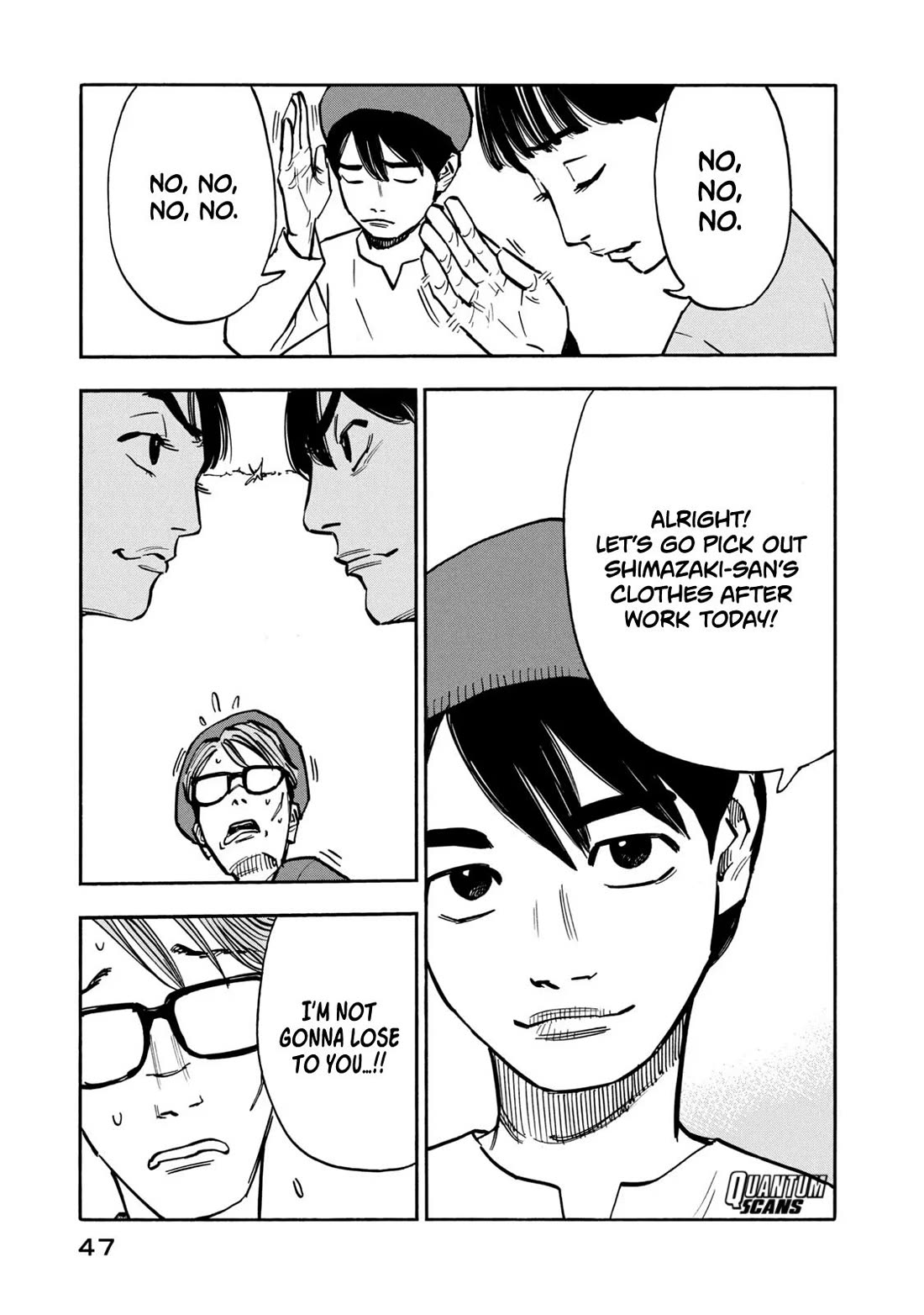 Dear Shimazaki in the Peaceful Land Chapter 21 page 8 - Chapter 21: Dear Shimazaki and the Jacket He Chose