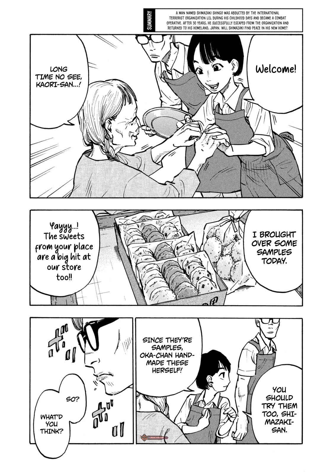 Dear Shimazaki in the Peaceful Land Chapter 3 page 5 - Chapter 3: DEAR SHIMAZAKI EATING COOKIES