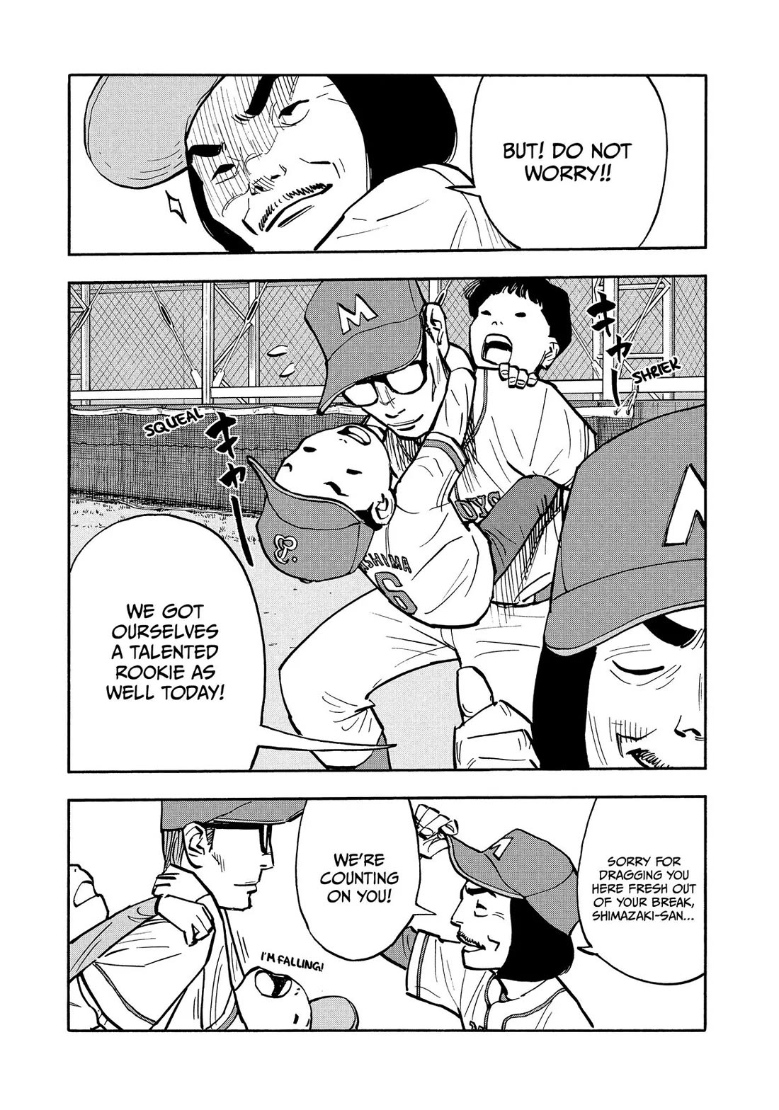 Dear Shimazaki in the Peaceful Land Chapter 35 page 4 - Chapter 35: Shimazaki, at the Ballpark