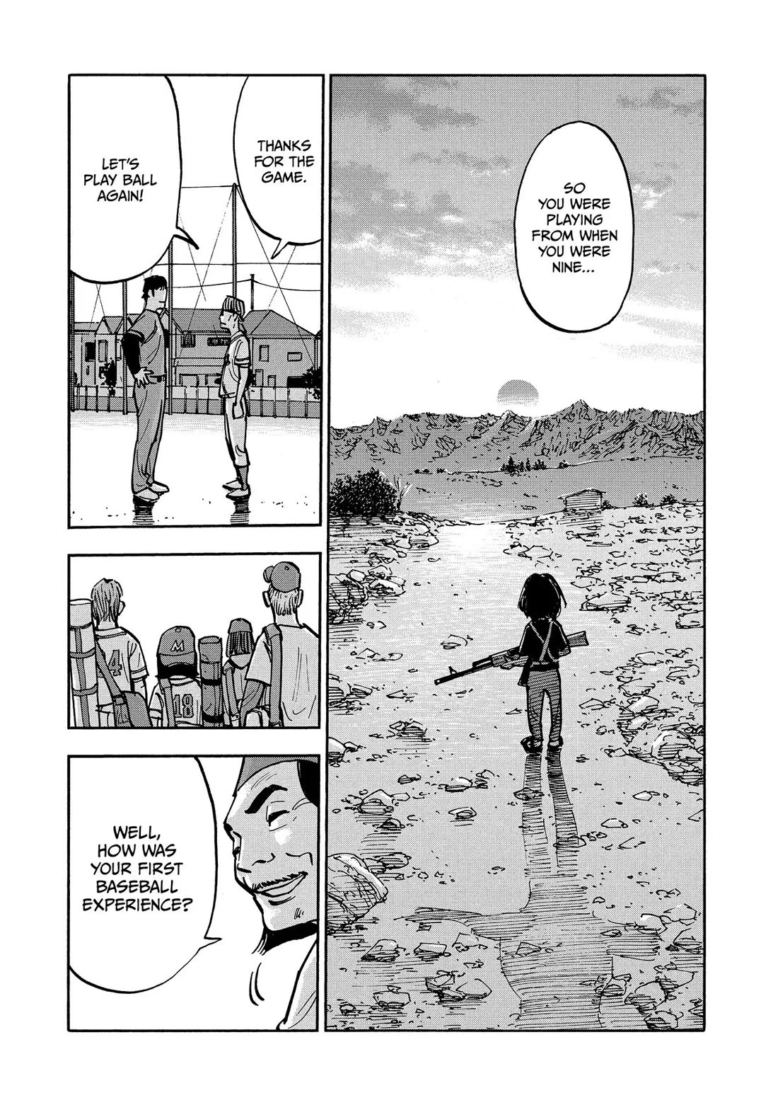 Dear Shimazaki in the Peaceful Land Chapter 36 page 16 - Chapter 36: Shimazaki and a Little Baseball Boy