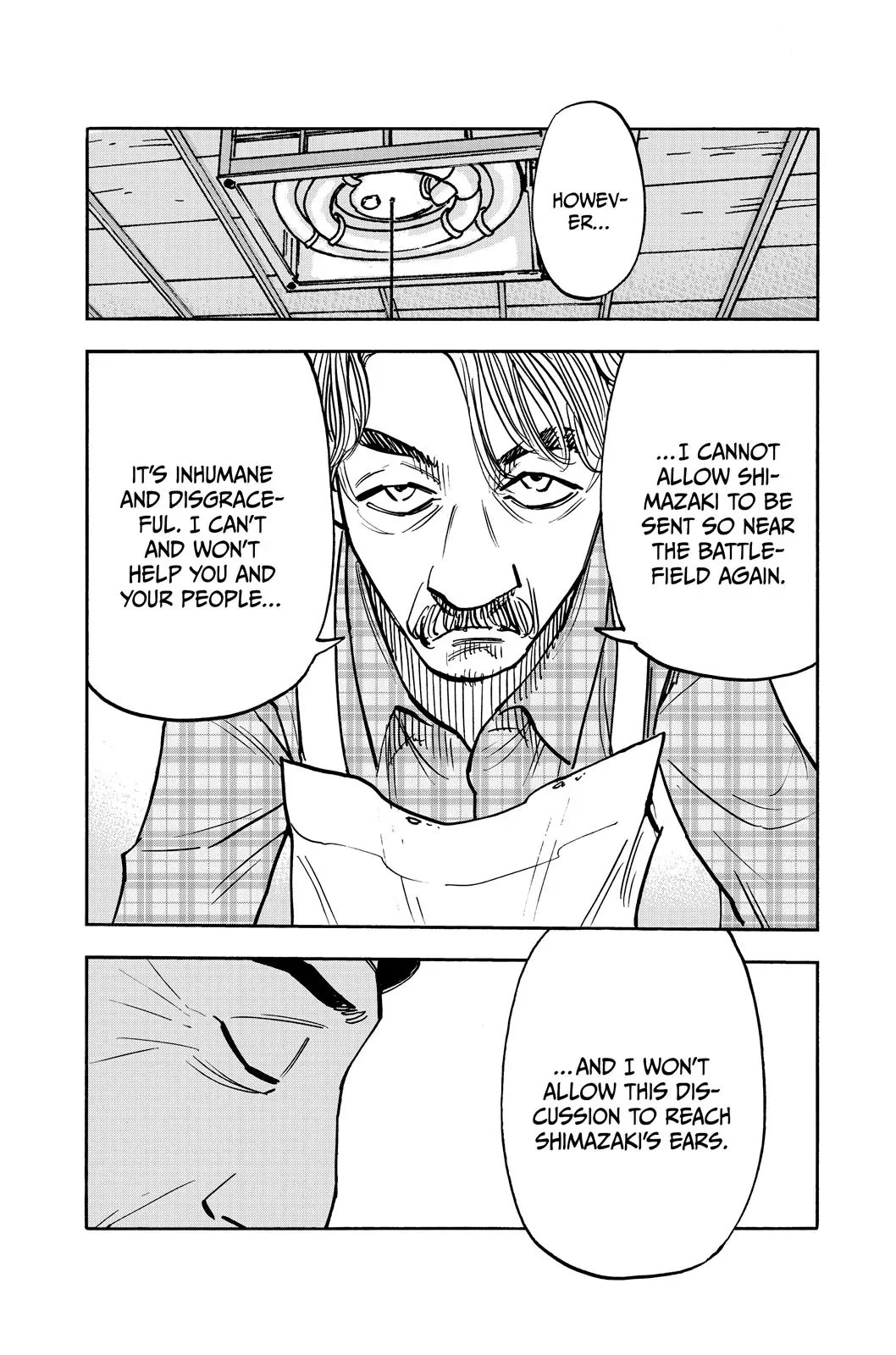 Dear Shimazaki in the Peaceful Land Chapter 49 page 14 - Chapter 49: Shimazaki and the People Who Want Him