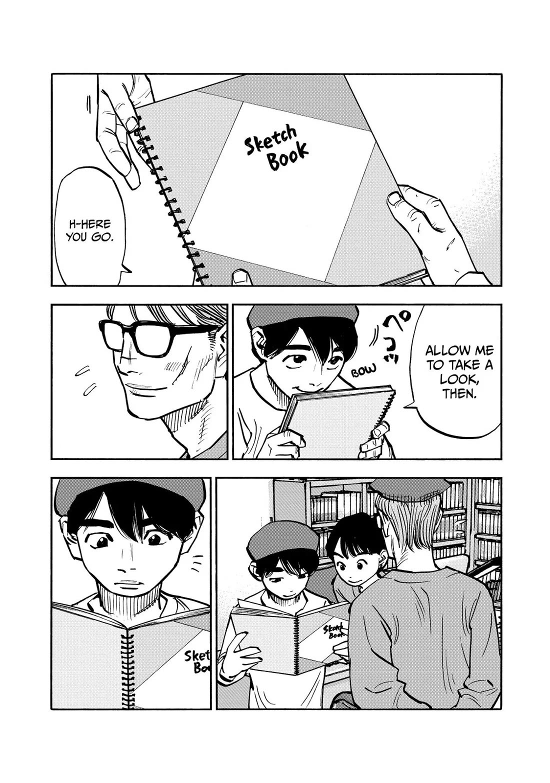 Dear Shimazaki in the Peaceful Land Chapter 54 page 11 - Chapter 54: Shimazaki and a Sketch of Someone