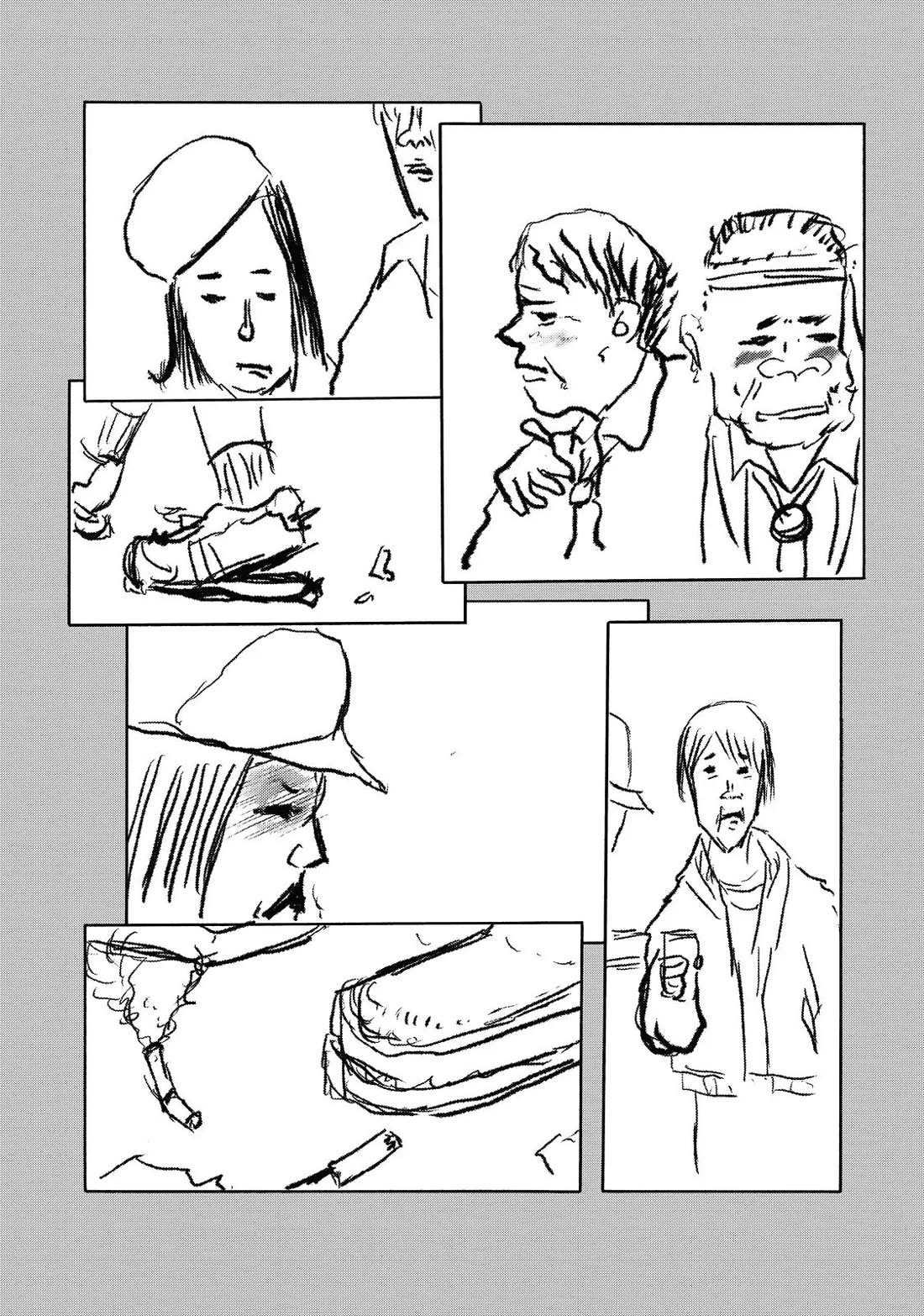 Dear Shimazaki in the Peaceful Land Chapter 54 page 12 - Chapter 54: Shimazaki and a Sketch of Someone