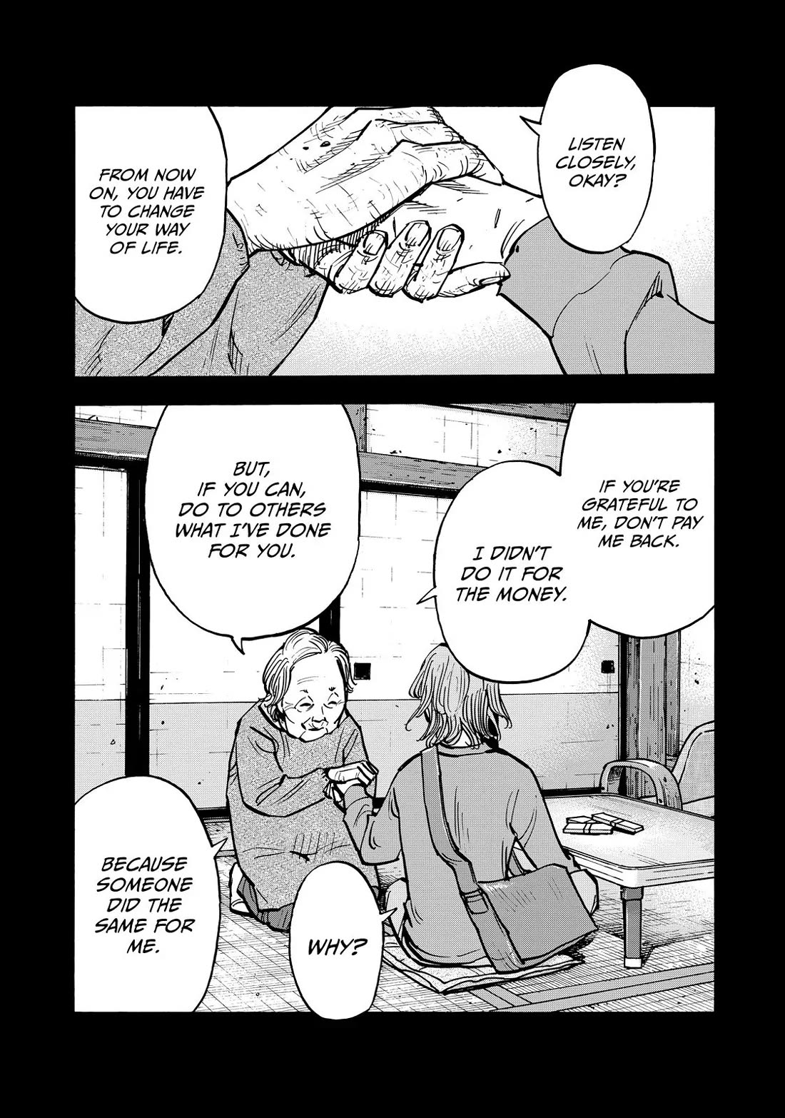 Dear Shimazaki in the Peaceful Land Chapter 56 page 16 - Chapter 56: Shimazaki and Clasped Hands