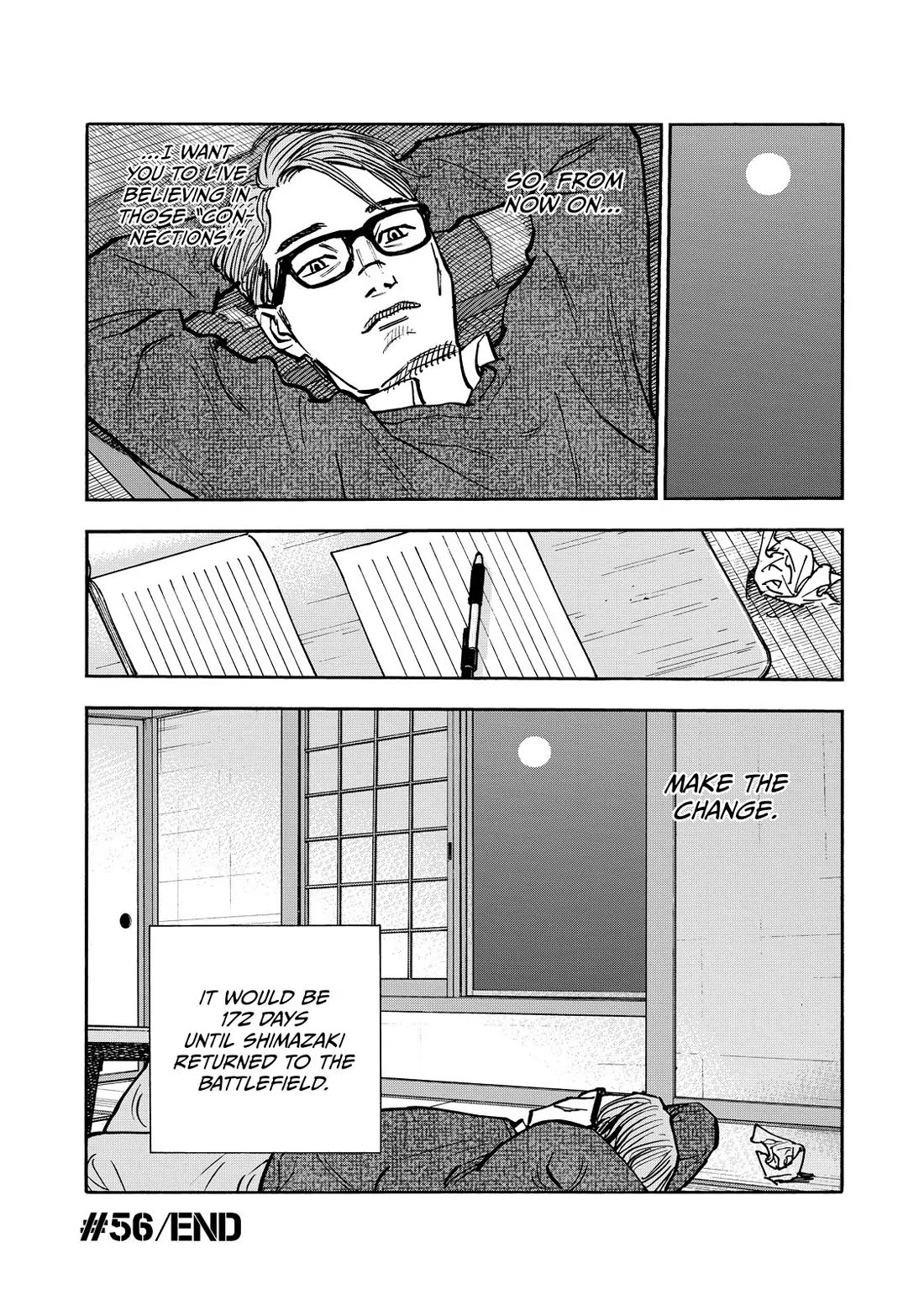 Dear Shimazaki in the Peaceful Land Chapter 56 page 18 - Chapter 56: Shimazaki and Clasped Hands