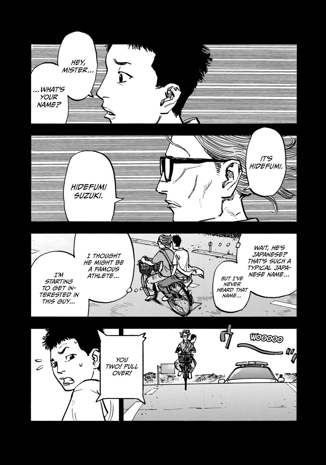 Dear Shimazaki in the Peaceful Land Chapter 58 page 11 - Chapter 58: Shimazaki Riding Tandem on a Bicycle