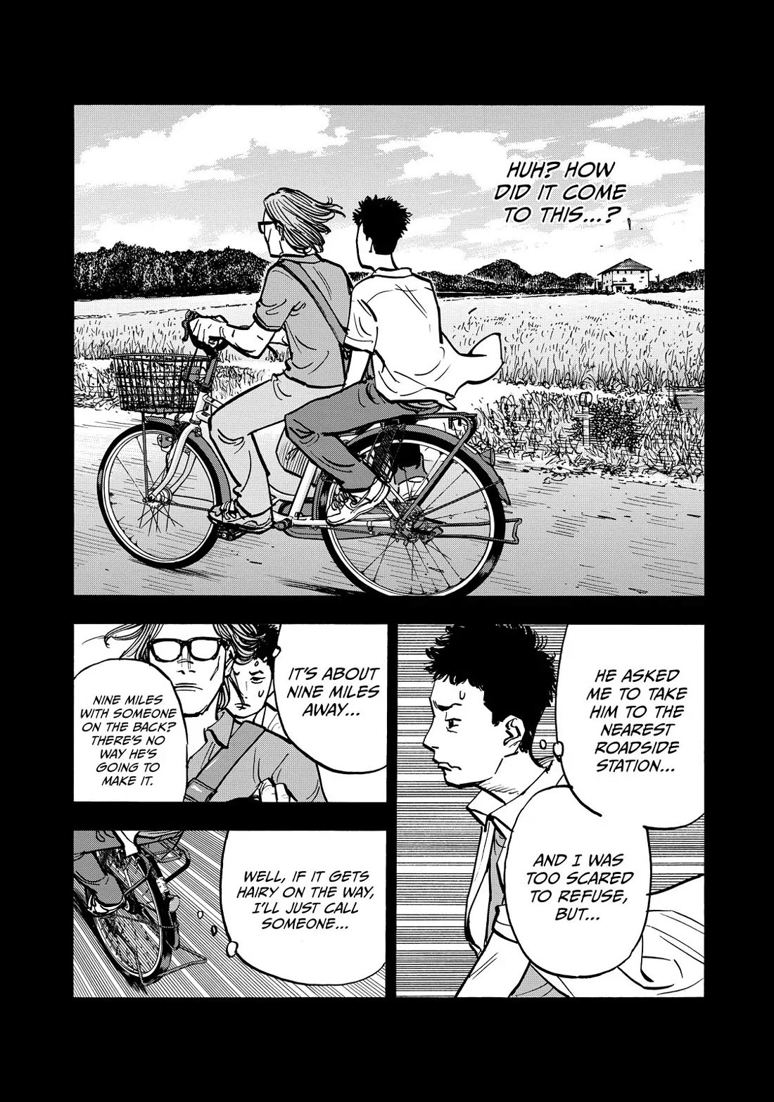 Dear Shimazaki in the Peaceful Land Chapter 58 page 8 - Chapter 58: Shimazaki Riding Tandem on a Bicycle