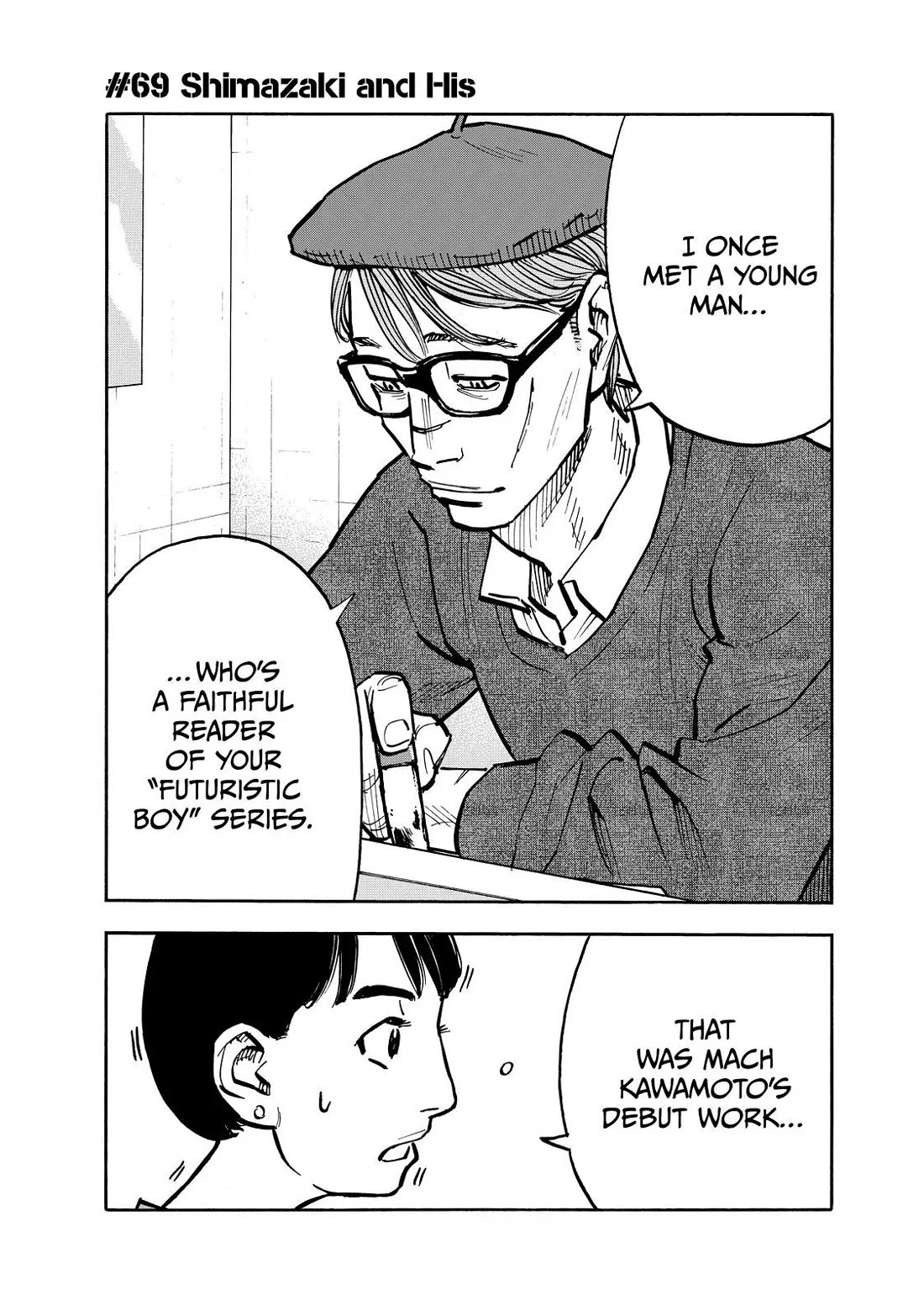 Dear Shimazaki in the Peaceful Land Chapter 69 page 2 - Chapter 69: Shimazaki, a Boy, and His Charm (1)