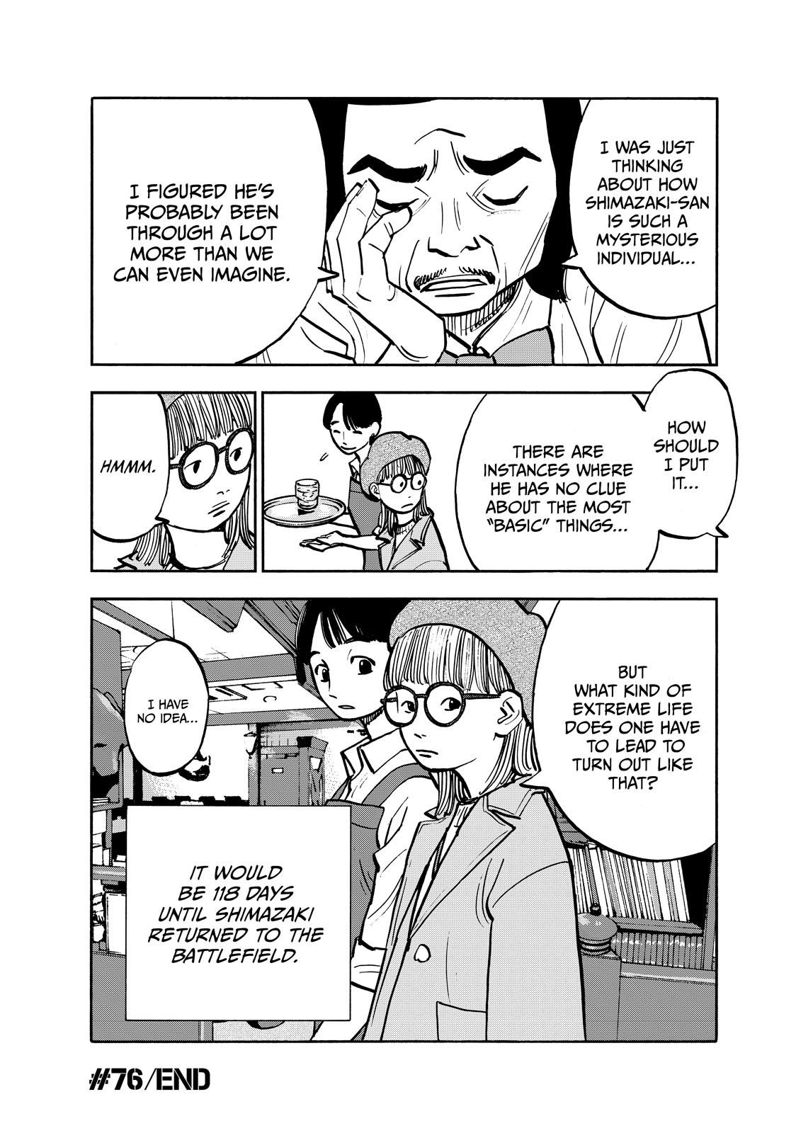 Dear Shimazaki in the Peaceful Land Chapter 76 page 18 - Chapter 76