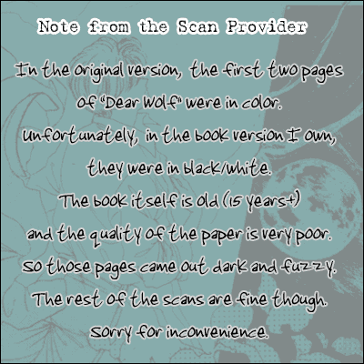 Dear Wolf Chapter 0.2 page 3 - Chapter 0 v2 : [Oneshot]