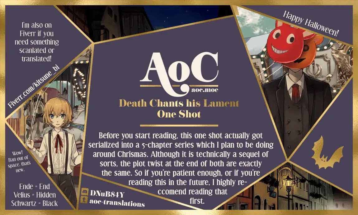 Death Chants His Lament Chapter 0 page 1 - Chapter 0: Oneshot