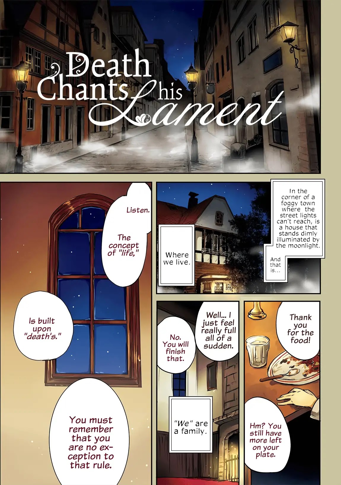 Death Chants His Lament Chapter 0 page 2 - Chapter 0: Oneshot
