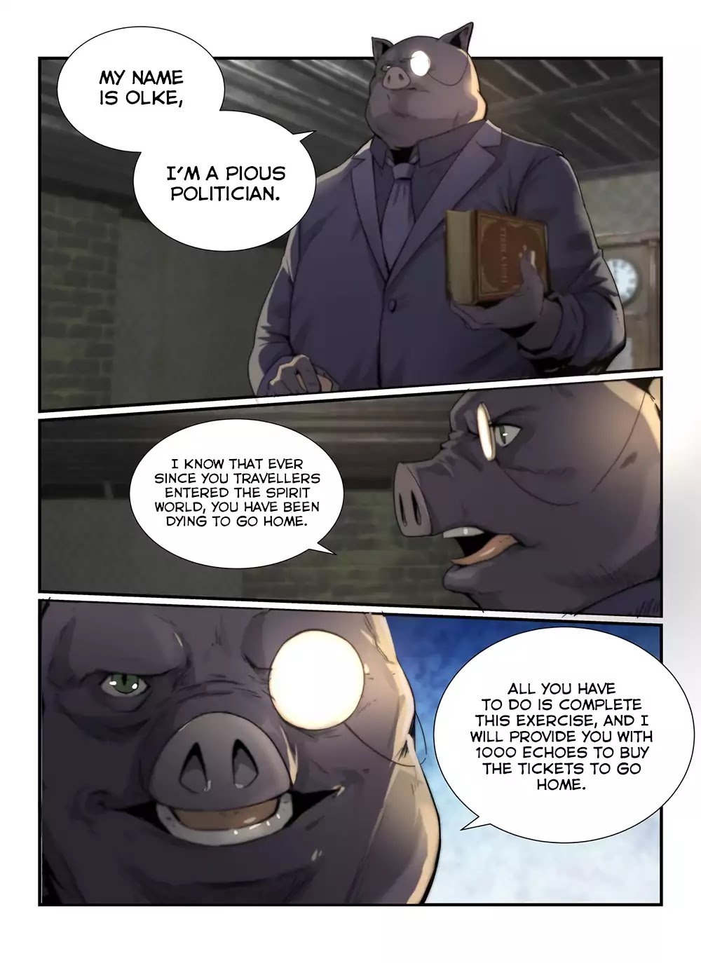 Death Field Chapter 41 page 8 - Chapter 41: Olke