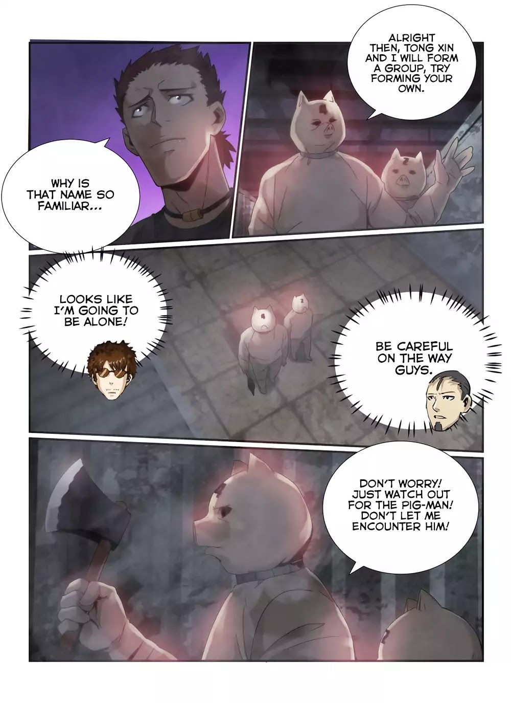 Death Field Chapter 43 page 15 - Chapter 43: Pig Headed Prisoner, Appear!