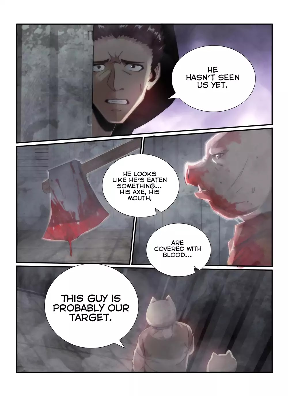 Death Field Chapter 43 page 17 - Chapter 43: Pig Headed Prisoner, Appear!