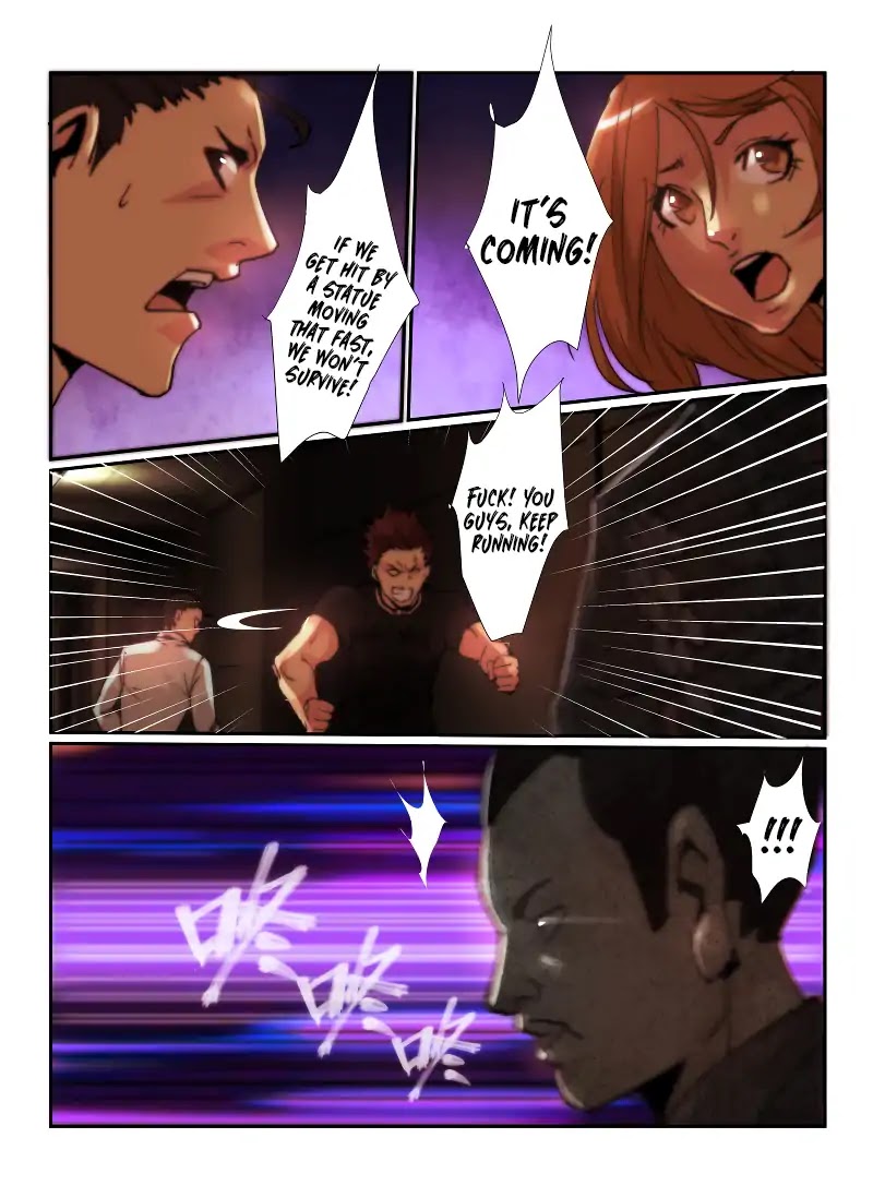 Death Field Chapter 65 page 8 - Chapter 65: Ninomiya’s Statue