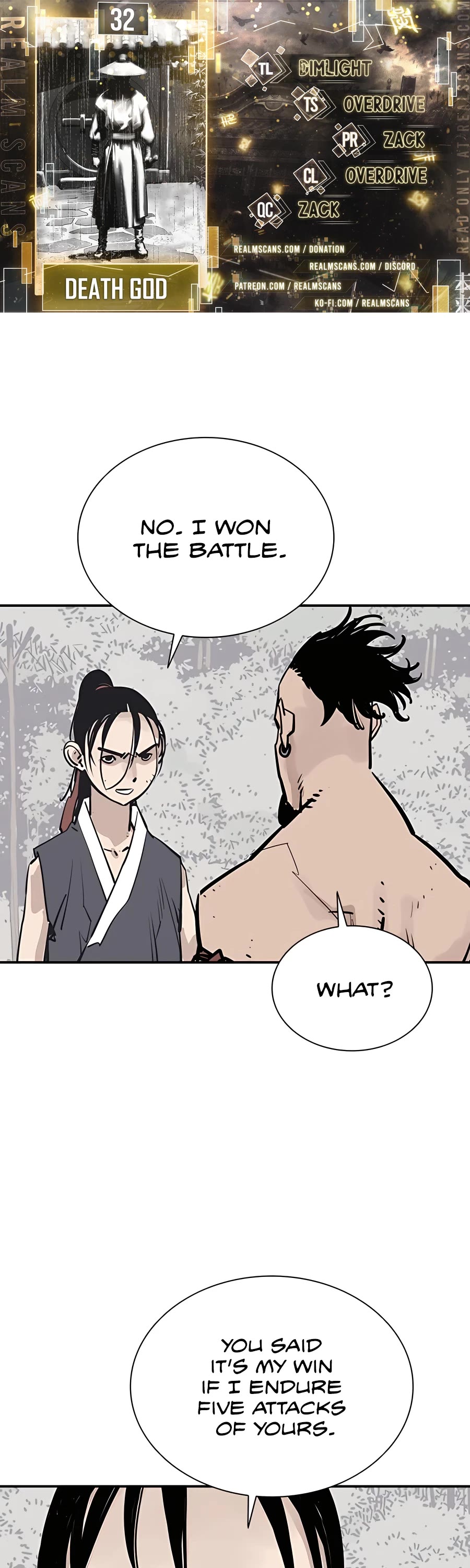 Death God Chapter 32 page 1 - Chapter 32