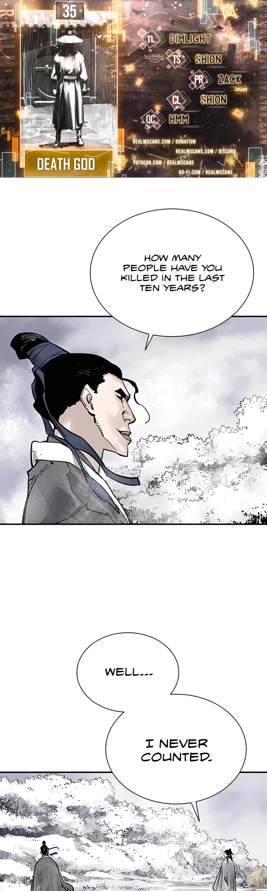 Death God Chapter 35 page 1 - Chapter 35