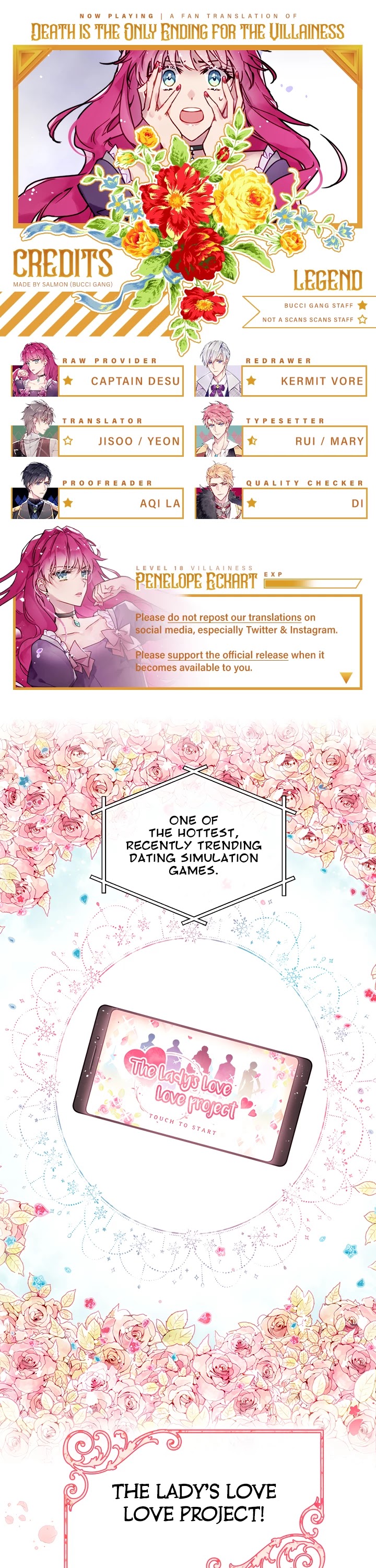 Death Is The Only Ending For The Villainess Chapter 0 page 1 - Chapter 0: Prologue