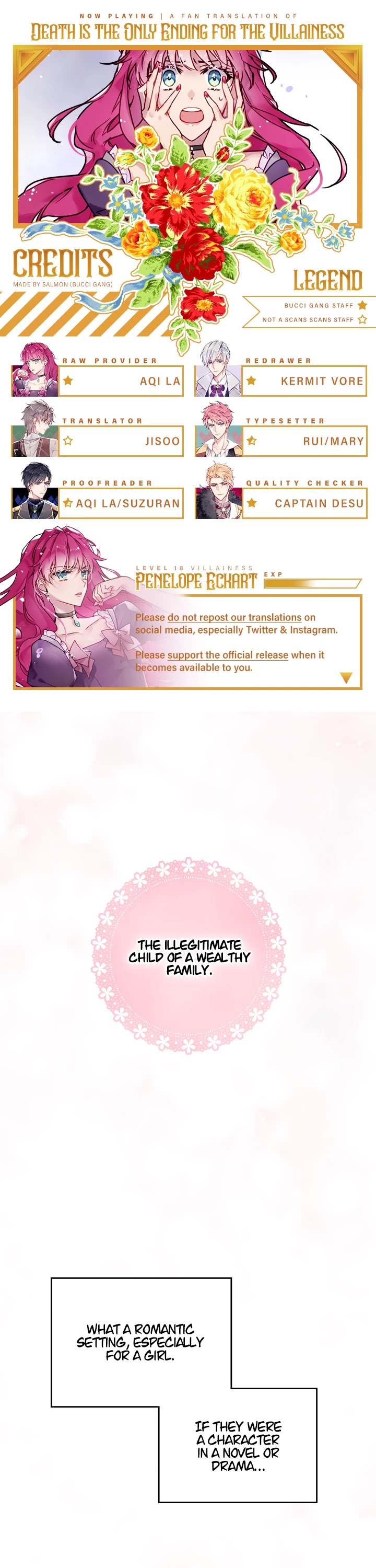 Death Is The Only Ending For The Villainess Chapter 1 page 1 - Chapter 1