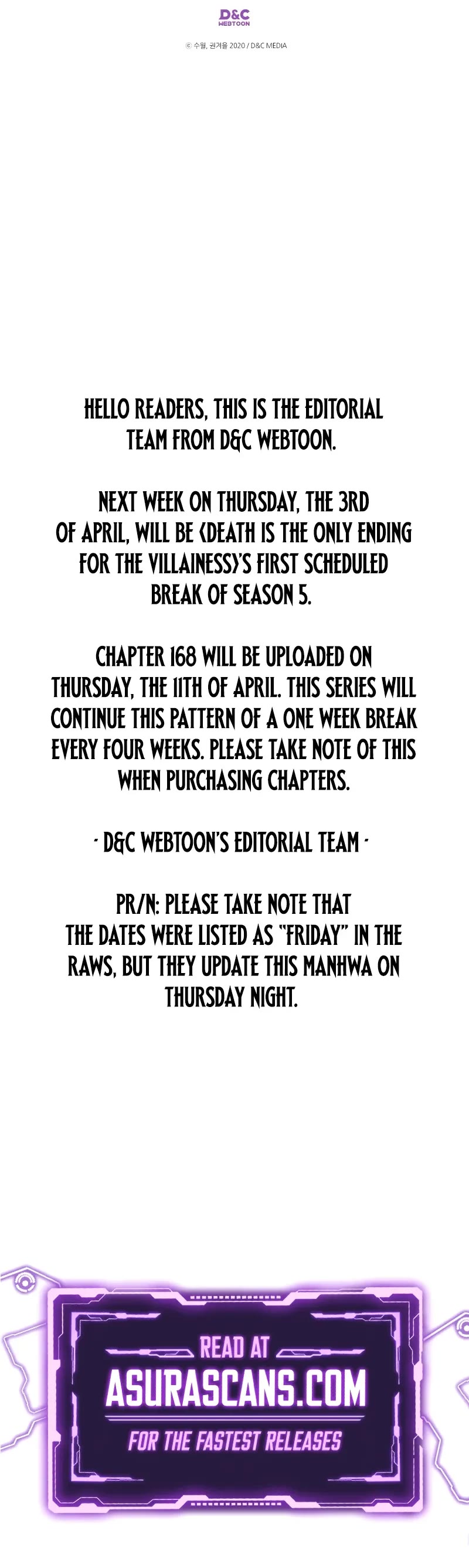 Death Is The Only Ending For The Villainess Chapter 167 page 38 - Chapter 167